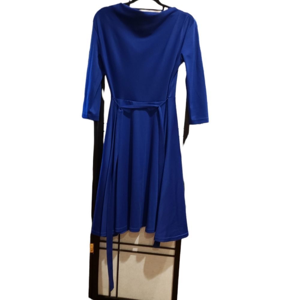 Heart of Haute knit dress royal blue size L